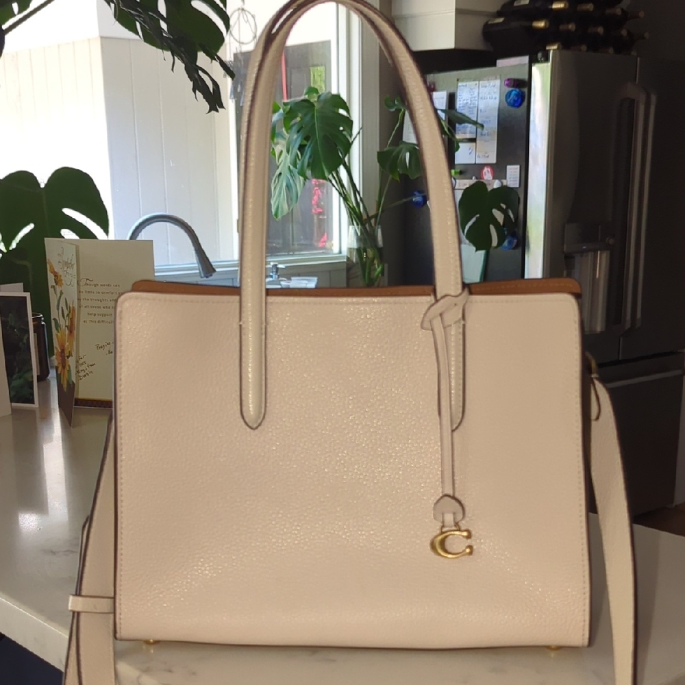 Coach Cream Shoulder Bag